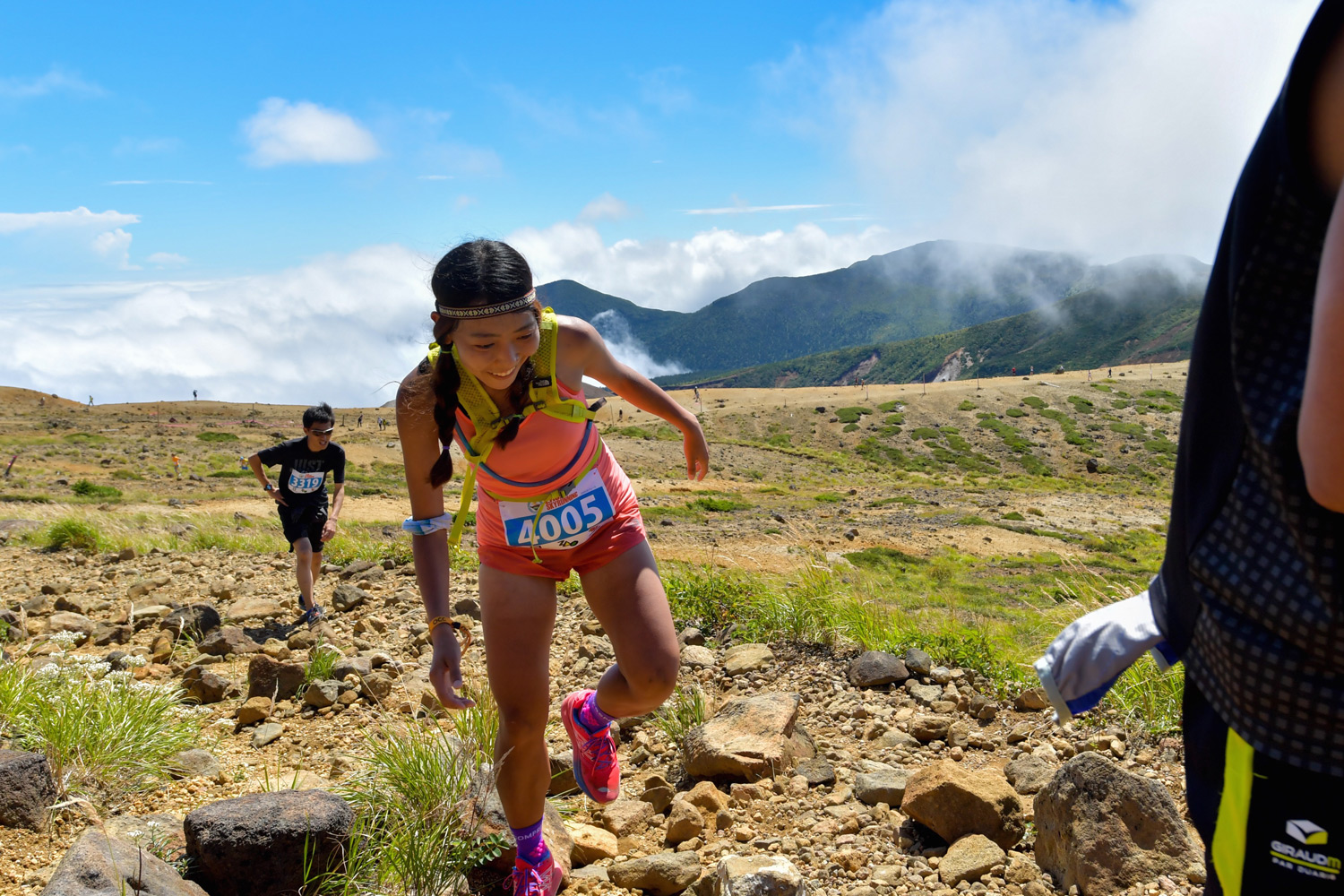 Some fun in the 2016 edition of the Zao Skyrace 28K. ©2016WILLE Marketing Co Ltd