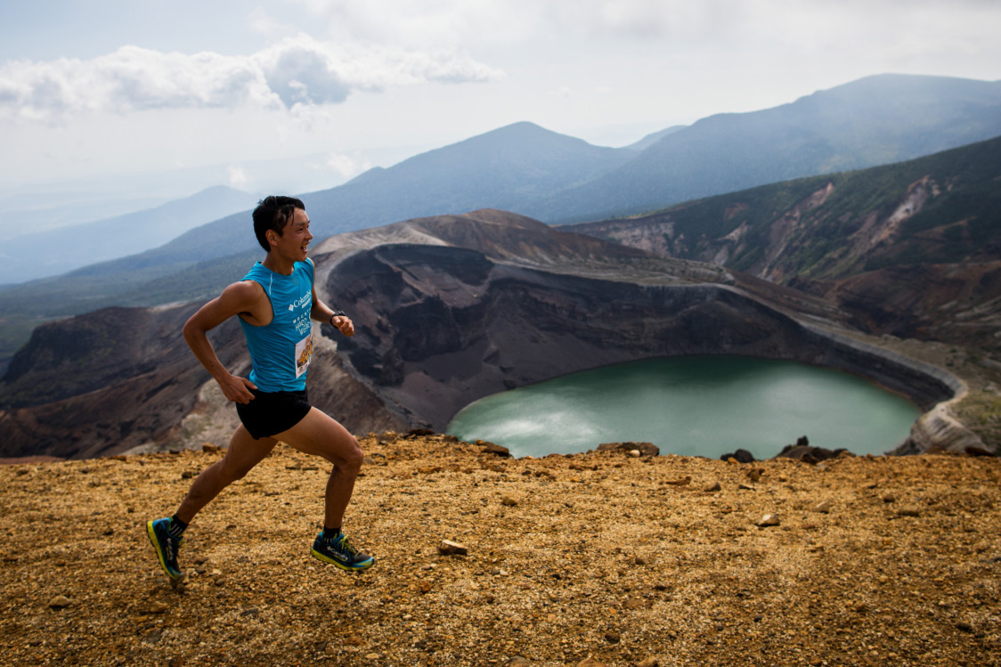 The spectacular Zao Skyrace 28K course. ©Sho Fujimaki